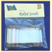 2 1/2 x 4 Blank Rolled Scrolls Package of 6 (With ribbons)